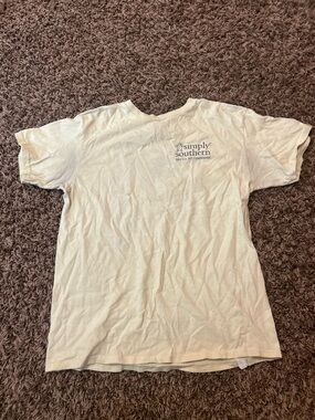 Simply Southern Kids's Yellowish/Cream Short Sleeve Logo Tee